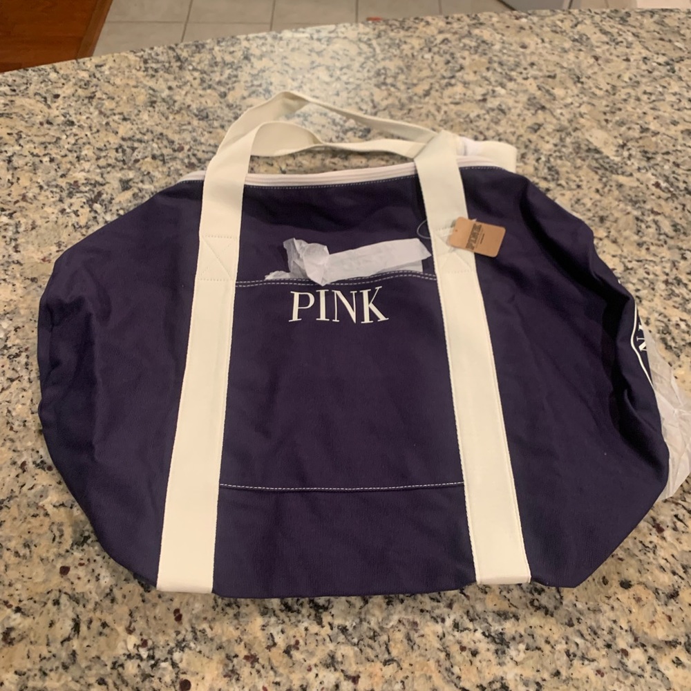 VS PINK Canvas Duffle Bag NWT - Picture 4 of 4